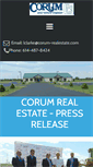 Mobile Screenshot of corum-realestate.com